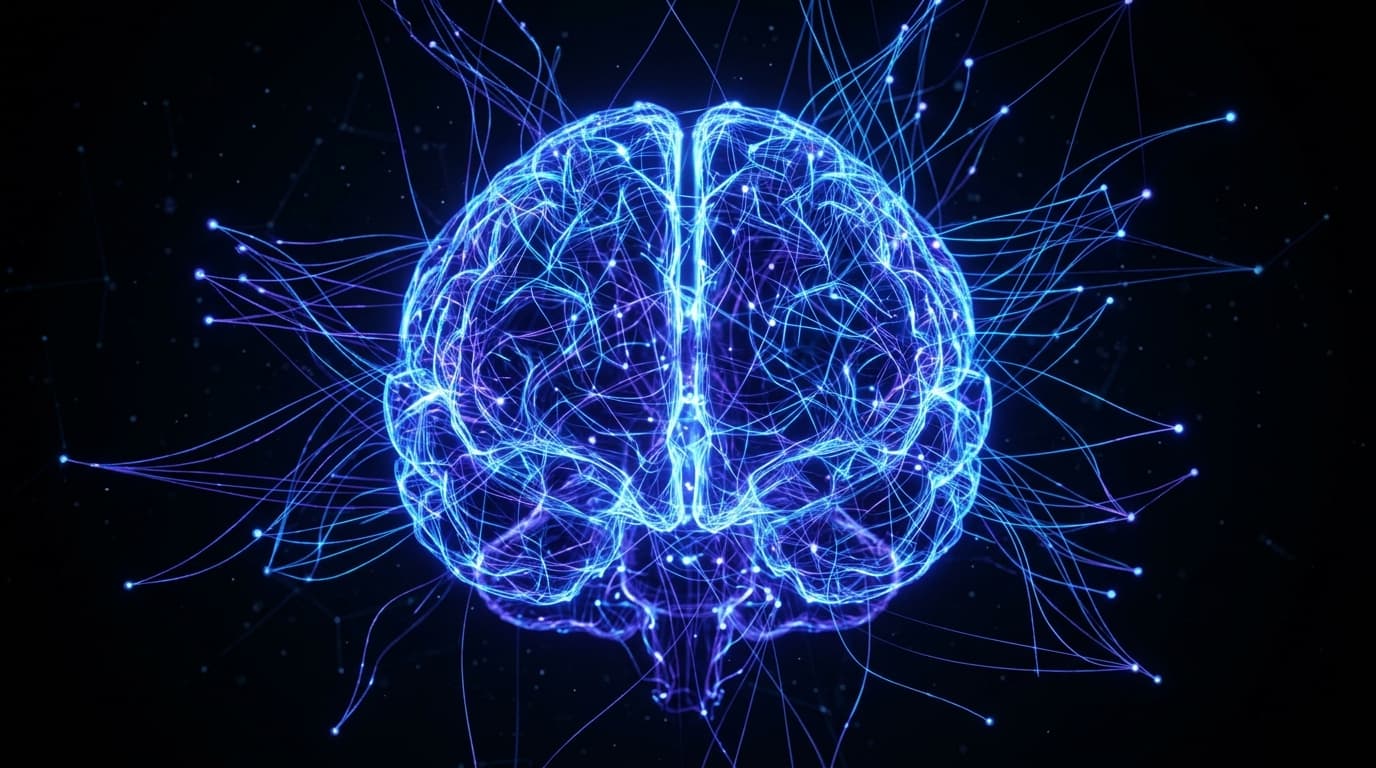 AI neural network visualization representing Expert Systems technology